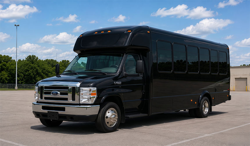 20-passenger minibus for charter in El Paso, TX